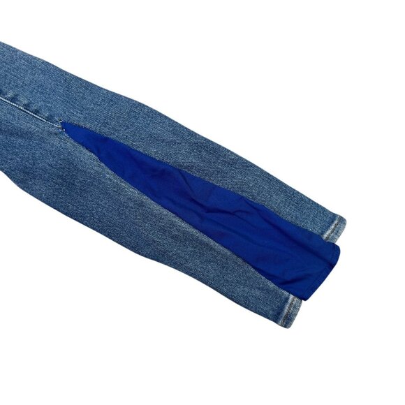 Madewell Jeans Womens 27 Blue 10" High Rise Skinny Zip Fly Custom Flare Hem - Picture 8 of 12